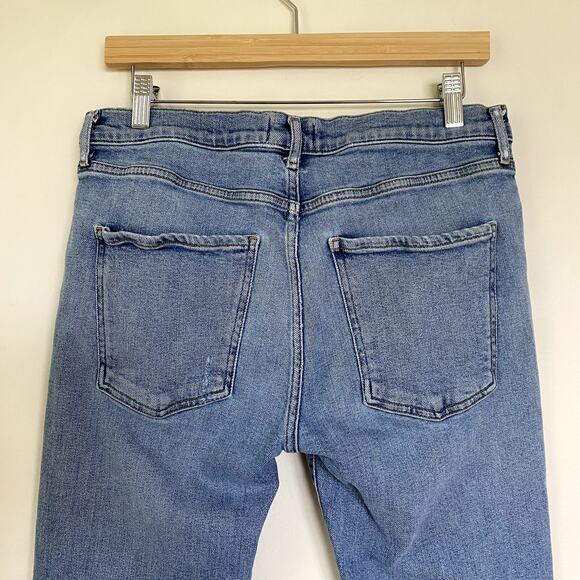 AGOLDE Toni Mid Rise Straight Jeans in Precipice Size 30 - Picture 7 of 9